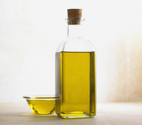 omega oils and a bottle with oil