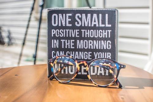 sign with a positive message