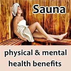 woman in sauna